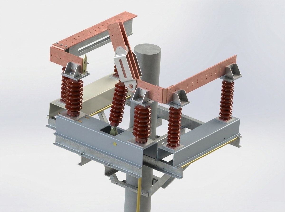 GW4-27.5/6000-JZ مفتاح عزل للتيار المتردد والمستمر (خط الاختبار، 1.5/27.5kV، 6000A)